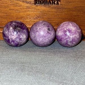 1 LEFT 💜 Lepidolite Spheres 💜